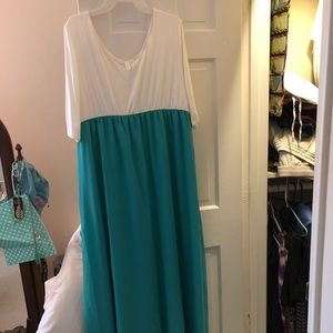 Pink Blush Maternity Dress.